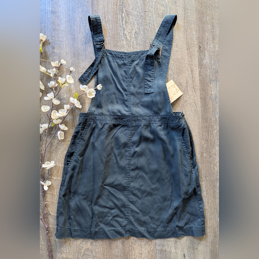 Dark Navy Overall Dress